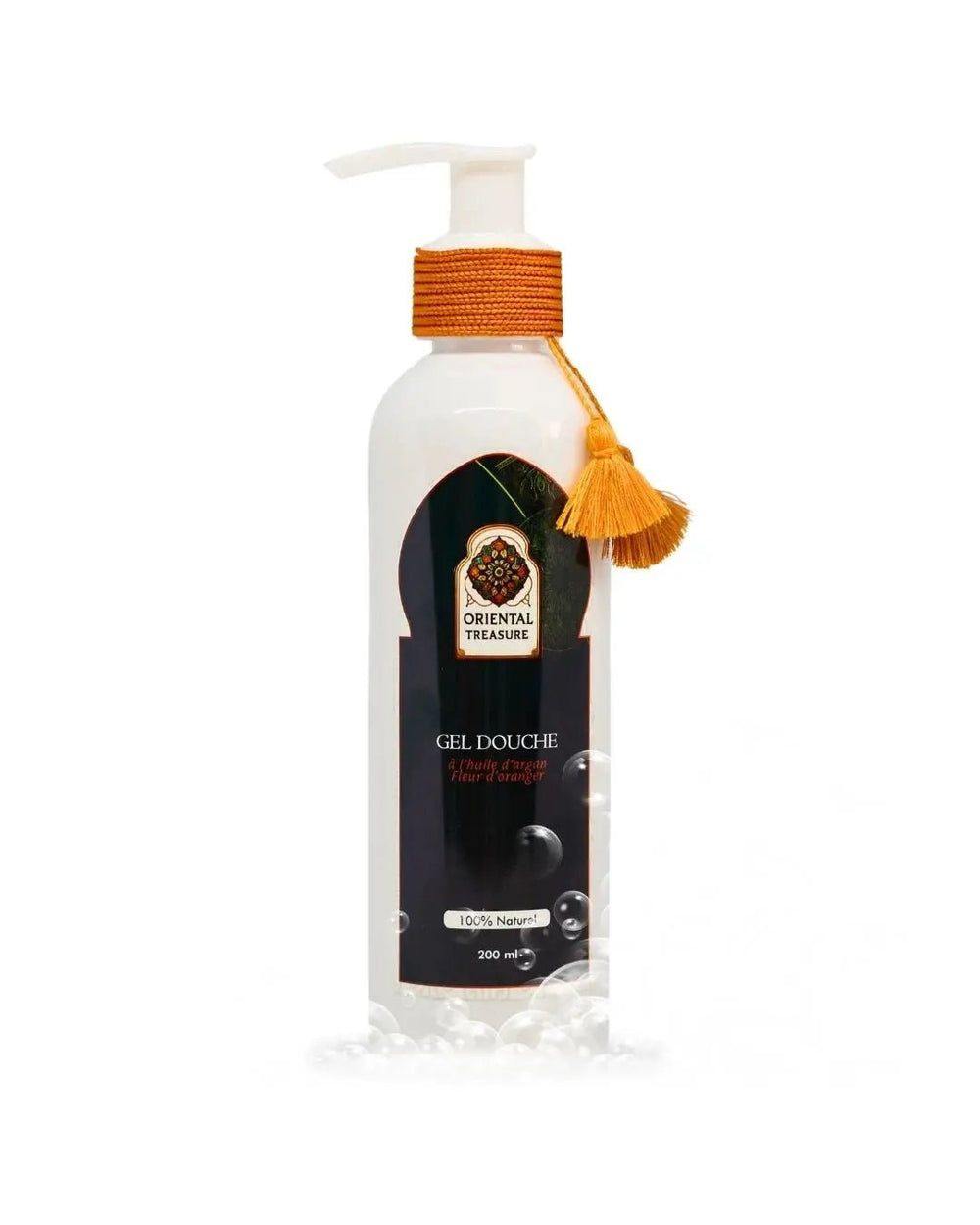 Flacon de gel douche Fleur d'oranger à base d'ingrédient naturel et fleur d'oranger