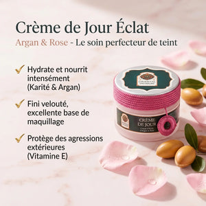 Crème de Jour Argan et Rose