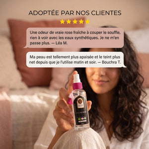 Eau de Rose Bio du Maroc – Rose de Damas Certifiée Ecocert