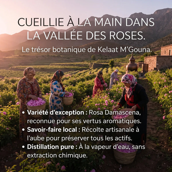 Eau de Rose Bio du Maroc – Rose de Damas Certifiée Ecocert