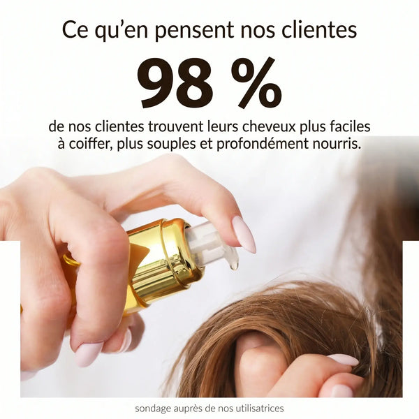 Huile d'Argan Bio Cheveux – Brillance, Force & Réparation (100ml)