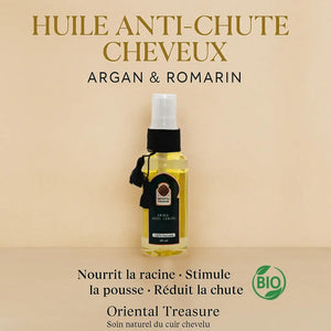 Huile Anti-Chute Naturelle – Stimulation & Croissance des Cheveux