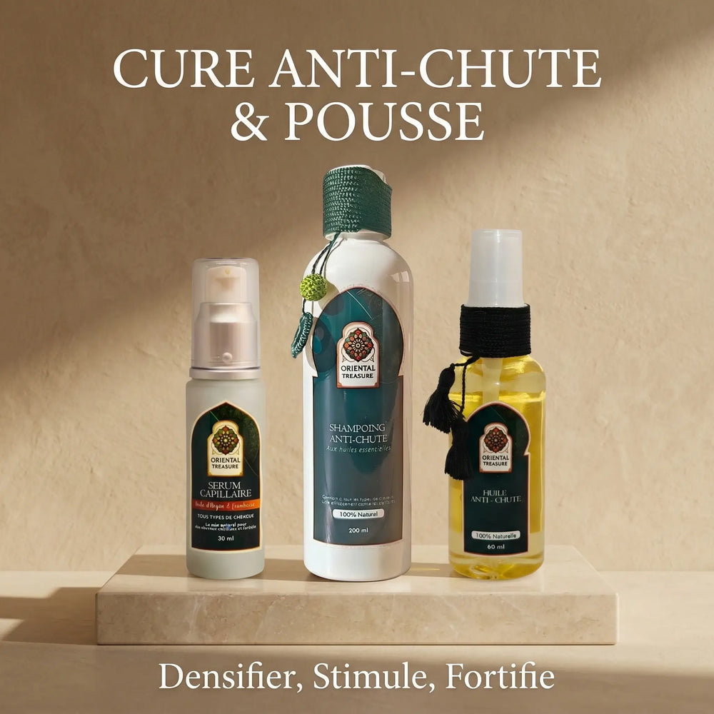 Rituel Chevelure de Reine : Cure Anti-Chute & Pousse (Sans Sulfates)