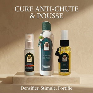 Rituel Chevelure de Reine : Cure Anti-Chute & Pousse (Sans Sulfates)