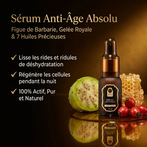 Sérum Anti-Âge Figue de Barbarie & 7 Huiles Précieuses + Gelée Royale