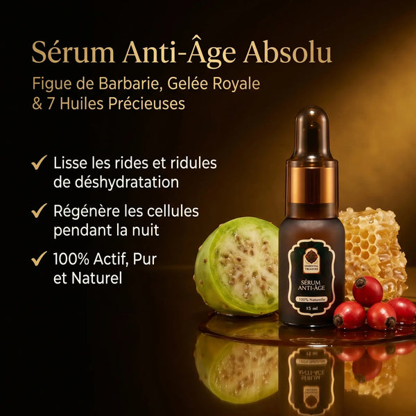Sérum Anti-Âge Figue de Barbarie & 7 Huiles Précieuses + Gelée Royale
