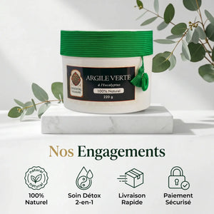 Poudre d'Argile Kaolin & Eucalyptus : Le Soin Détox 2-en-1