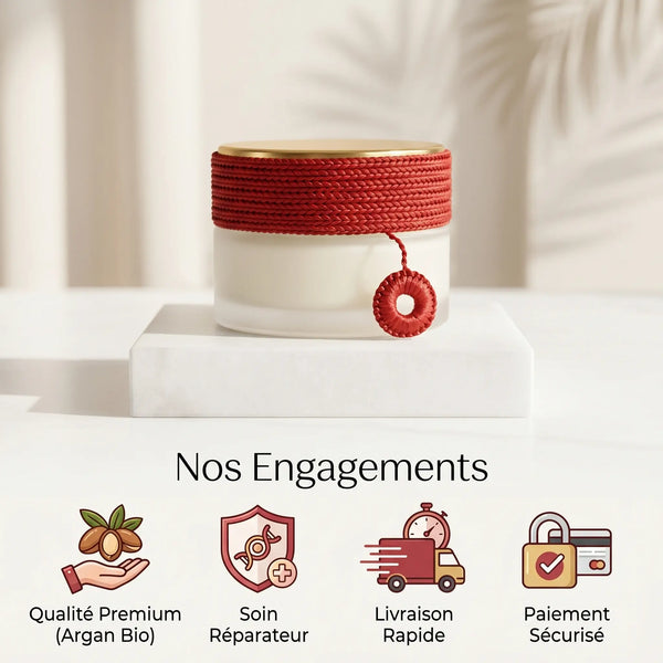 Garanties Oriental Treasure baume lèvres framboise 100% naturel artisanal Maroc