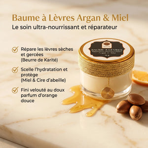 Baume à lèvres au miel Oriental Treasure pot 15g présentation produit SOS réparation
