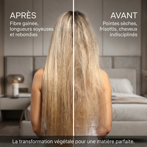 Soin Capillaire Argan, Vitamine E & Thé Vert – Hydratant & Réparateur 2-en-1