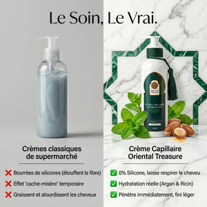Soin Capillaire Argan, Vitamine E & Thé Vert – Hydratant & Réparateur 2-en-1