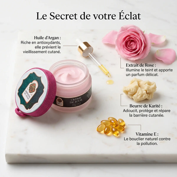 Crème de Jour Argan et Rose