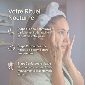 Conseils utilisation crème de nuit anti-âge argan figue de barbarie soir