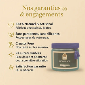 Zucker- und Nila-Peeling