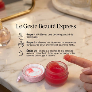 Conseils application gommage lèvres cannelle massage circulaire rituel beauté