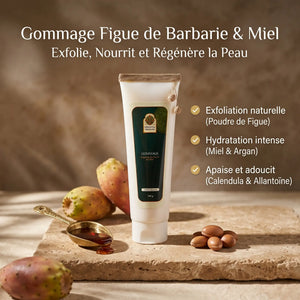 Gommage Corps Miel & Figue de Barbarie – Exfoliant Hydratant Gourmand