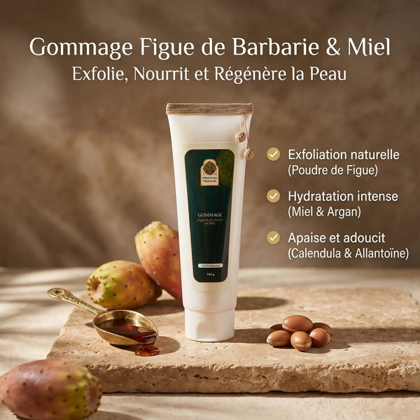 Gommage Corps Miel & Figue de Barbarie – Exfoliant Hydratant Gourmand
