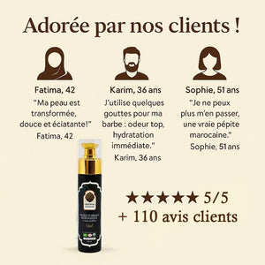 🌿 Huile d’Argan & Oud – Élixir nourrissant & parfum envoûtant
