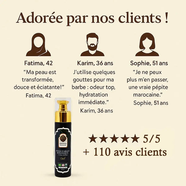 🌿 Huile d’Argan & Oud – Élixir nourrissant & parfum envoûtant