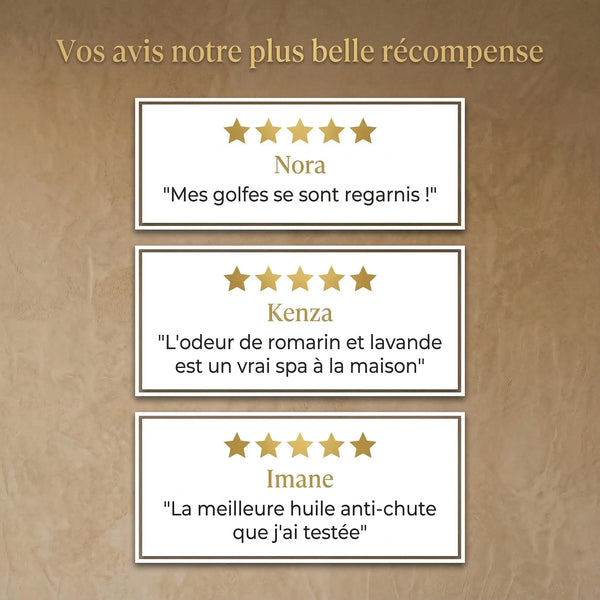 Huile Anti-Chute Naturelle – Stimulation & Croissance des Cheveux