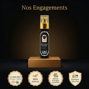 Huile d'Argan Bio Parfumée au Miel – Soin Gourmand Visage, Corps & Cheveux