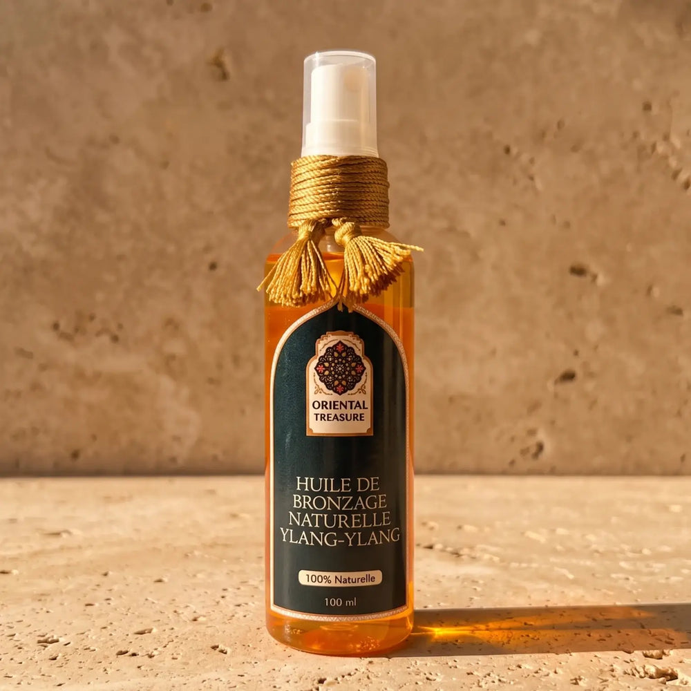 Huile de bronzage naturelle carotte et argan Oriental Treasure