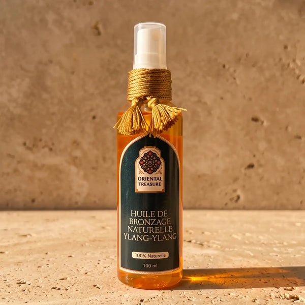 Huile de bronzage naturelle carotte et argan Oriental Treasure