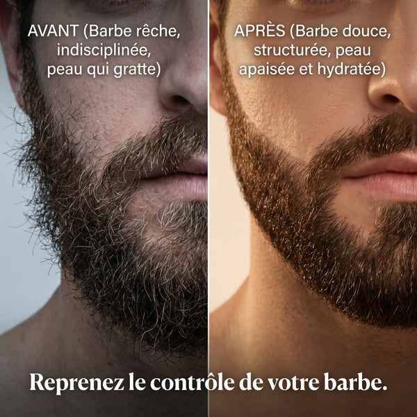 Huile de Barbe Naturelle & Bio 30ml – Pousse, Douceur et Hydratation