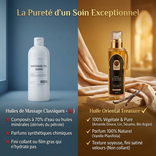 Huile de Massage à la Vanille – Soin Gourmand Cocooning & Relaxation