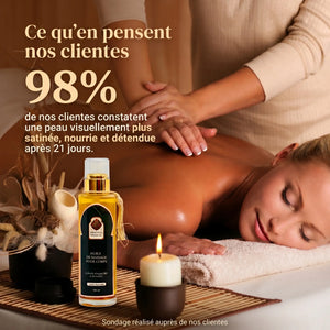 Huile de Massage à la Vanille – Soin Gourmand Cocooning & Relaxation