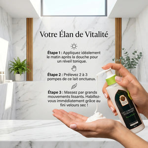 Lait Hydratant Corps Argan & Verveine – Soin Frais Tonifiant Quotidien