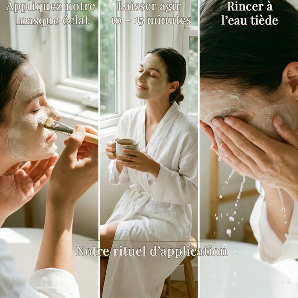 Masque Éclat Naturel au Safran & Miel - Illuminateur & Hydratant