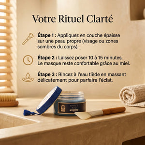 Conseils application masque nila bleu rituel mariées berbères