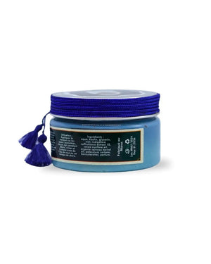 Pot de masque Nila à base d'ingrédient naturel dont la fameuse poudre bleu issue du Nila, un trésor du Maroc