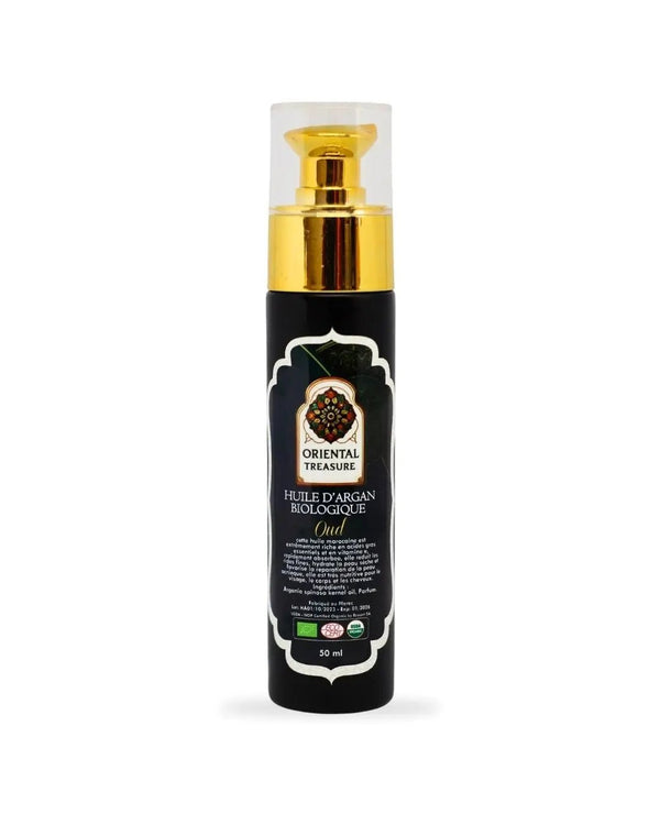 l'huile d'argan au oud, une huile bio riche en vitamine E pour une hydratation profonde de la peau