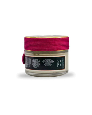 Pot en verre masque éclat à base de miel et safran, soin du visage