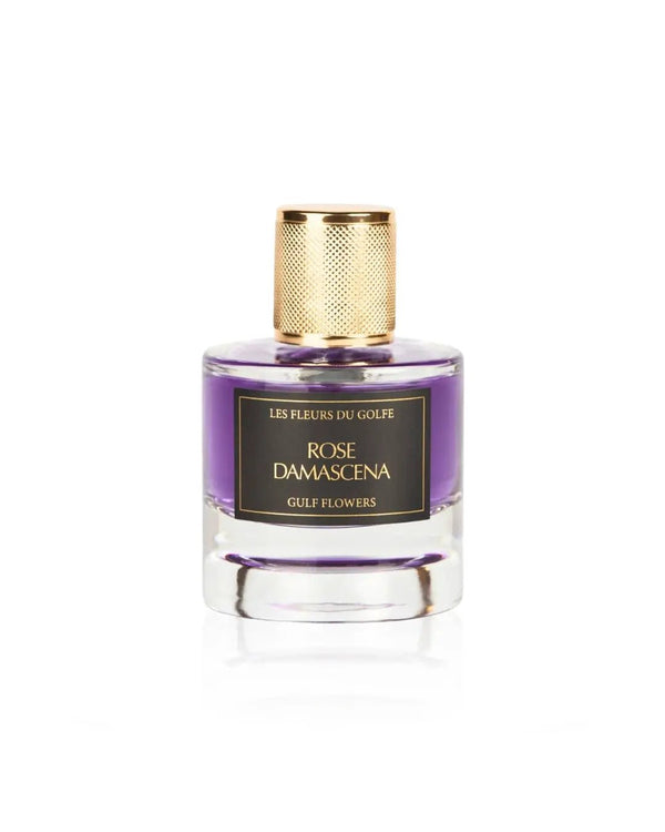 Flacon de parfum Rose Damascena des Fleurs du golfe