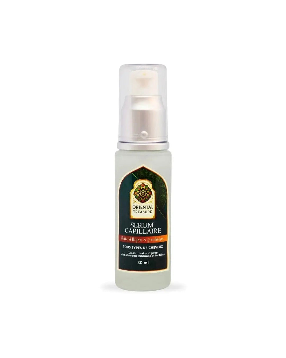 Flacon de notre Sérum cheveux, il hydrate en profondeur et répare les cheveux
