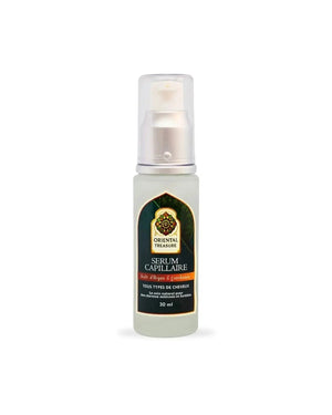Flacon de notre Sérum cheveux, il hydrate en profondeur et répare les cheveux