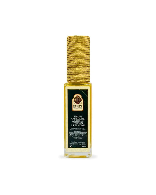 Vue sur la liste des ingrédients de notre Sérum Capillaire