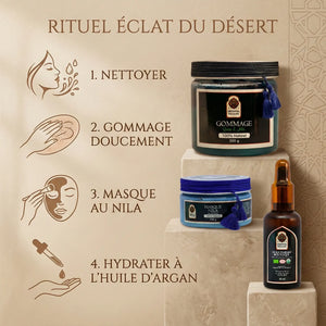 Rituel Éclat du Désert : Cure Anti-Taches & Détox (Nila & Argan)