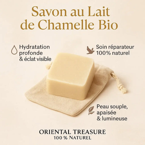 Savon naturel au lait de chamelle – Répare et apaise la peau