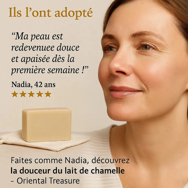 Savon naturel au lait de chamelle – Répare et apaise la peau