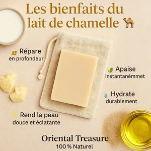Savon naturel au lait de chamelle – Répare et apaise la peau