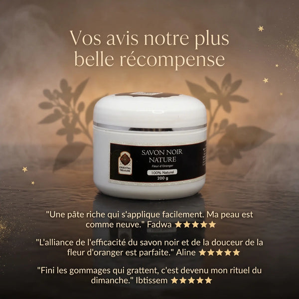 Savon Noir à la Fleur d'Oranger