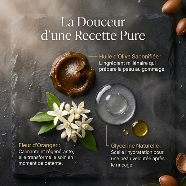 Savon Noir à la Fleur d'Oranger