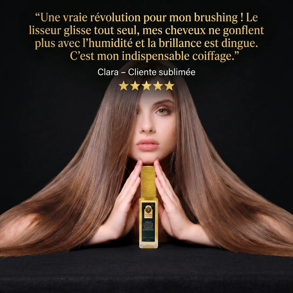 Sérum Lissant Cheveux Argan & Kératine – Effet Brillance Miroir
