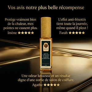 Sérum Lissant Cheveux Argan & Kératine – Effet Brillance Miroir