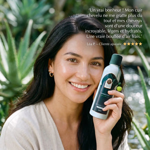 Avis cliente shampoing argan aloe vera cheveux colorés démangeaisons soulagées