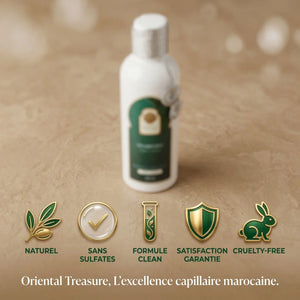 Shampoing Naturel Argan & Jasmin – Bain Nourrissant Sans Sulfates